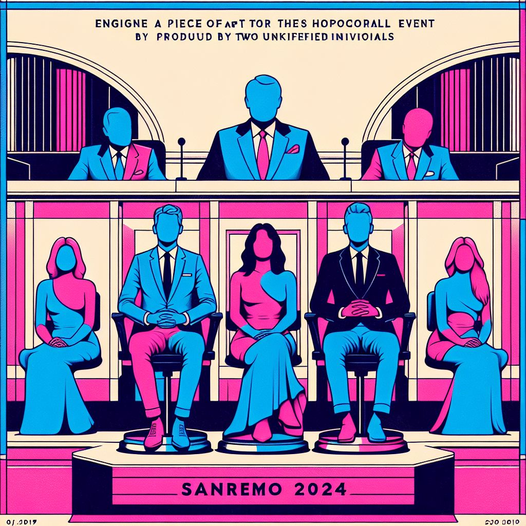 Finale di Sanremo 2024 a Sanremo. Tomarchio e Pizzi copriranno l'evento. Streaming e diretta tv su Rai 1. Giuria del Festival include radio locali del Molise.