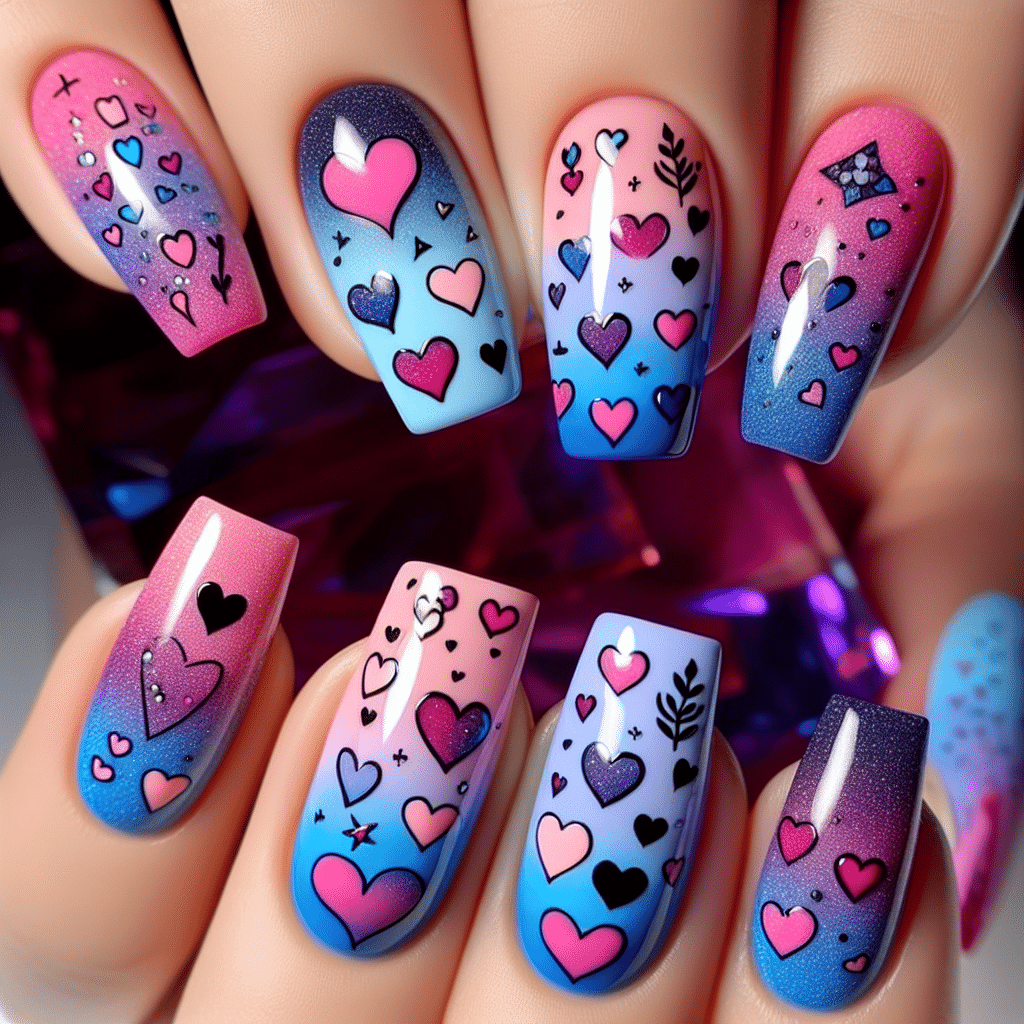 Le unghie Coquette per San Valentino: una tendenza di manicure invernale con decorazioni romantiche e femminili. Virale sui social media!