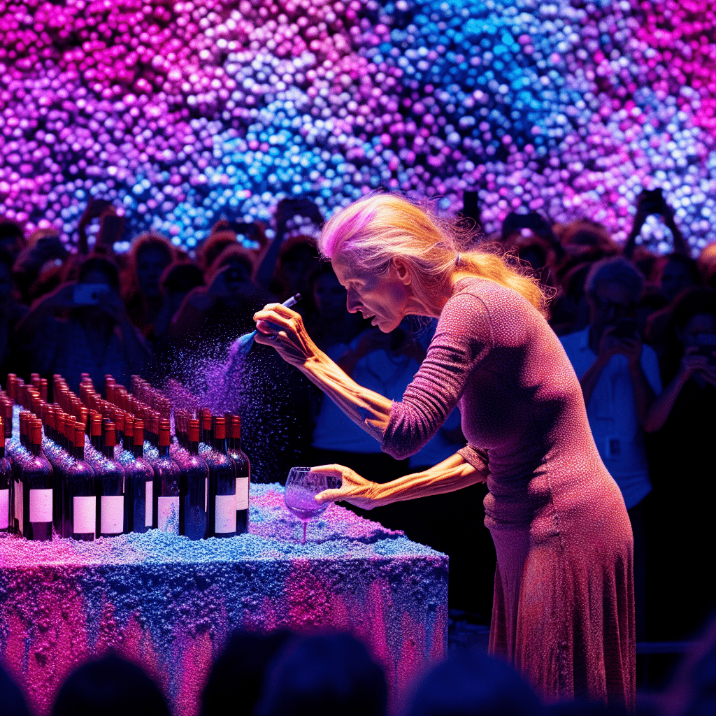 Marina Abramović incanta Vinitaly con performance unica che fonde arte contemporanea e cultura del vino. Imperdibile evento multisensoriale.
