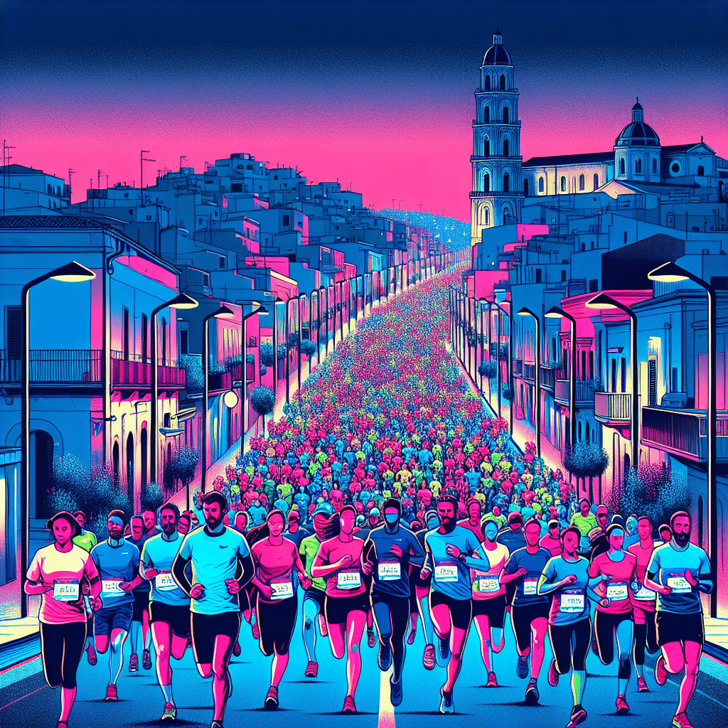 Molfetta Night Run: la corsa spettacolo primaverile torna il 4 maggio, promettendo emozioni e divertimento nella città illuminata. #Molfetta #Spring #May4