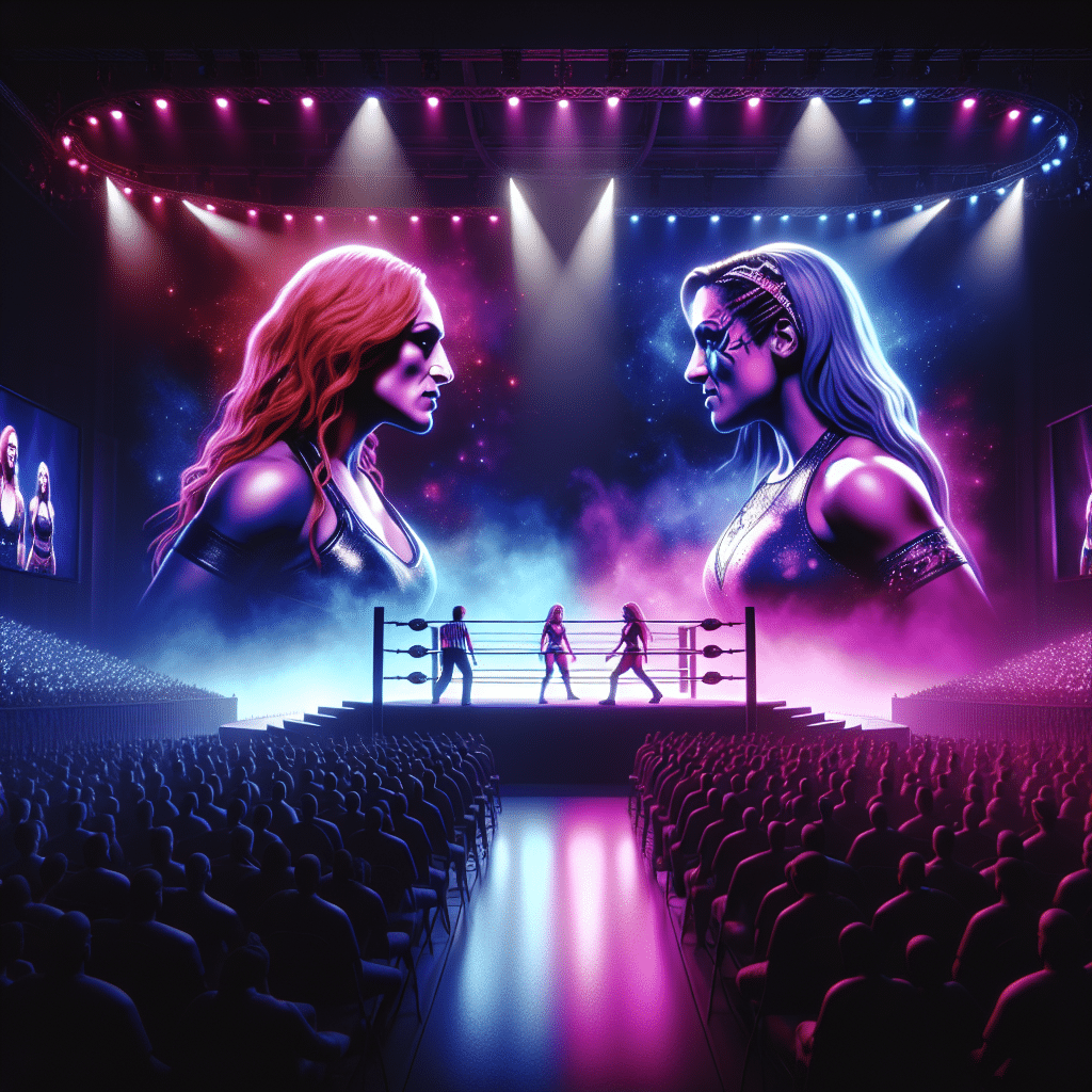 Intrigo a WWE Monday Night RAW: Rhea Ripley vs. Becky Lynch, faccia a faccia epico in vista di WrestleMania. Tensione e rivalità in crescita!