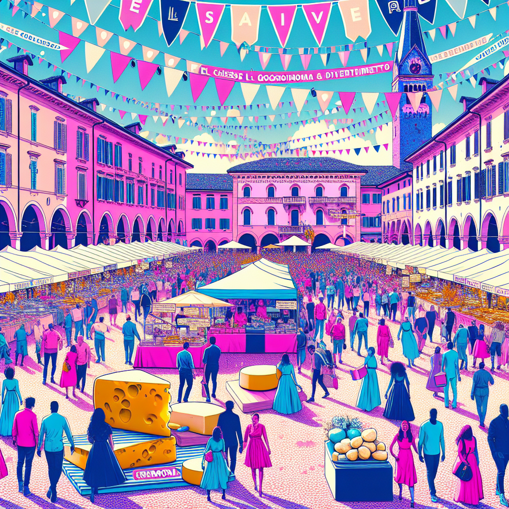 Cremona si prepara per il Palacheese, festival del formaggio e gastronomia con degustazioni e musica dal 12 al 14 aprile. Da non perdere!